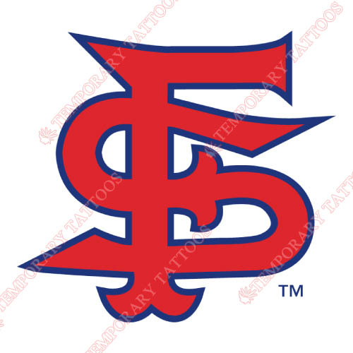 Fresno State Bulldogs Customize Temporary Tattoos Stickers NO.4417
